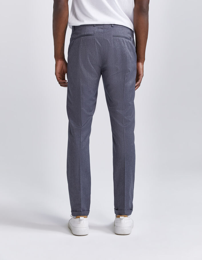 Pantalon de costume indigo effet denim Homme