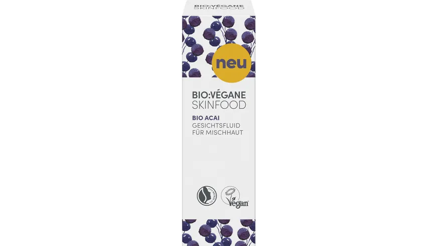 BIO:VÉGANE SKINFOOD Bio Acai Gesichtsfluid 30 ml