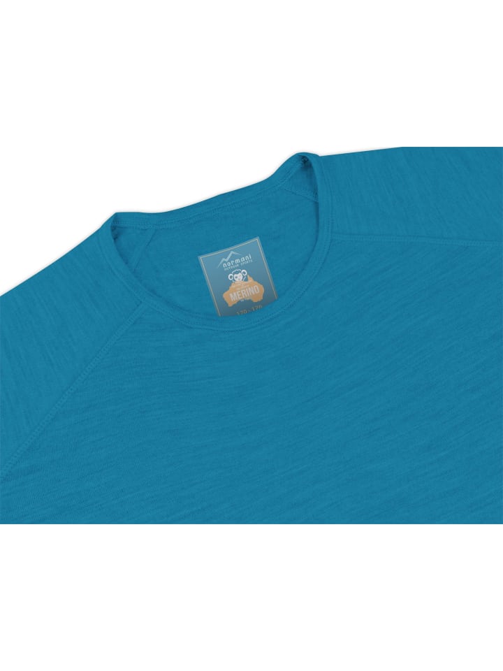 Normani Outdoor Sports Kinder Merino Langarm Broome in Blau günstig kaufen