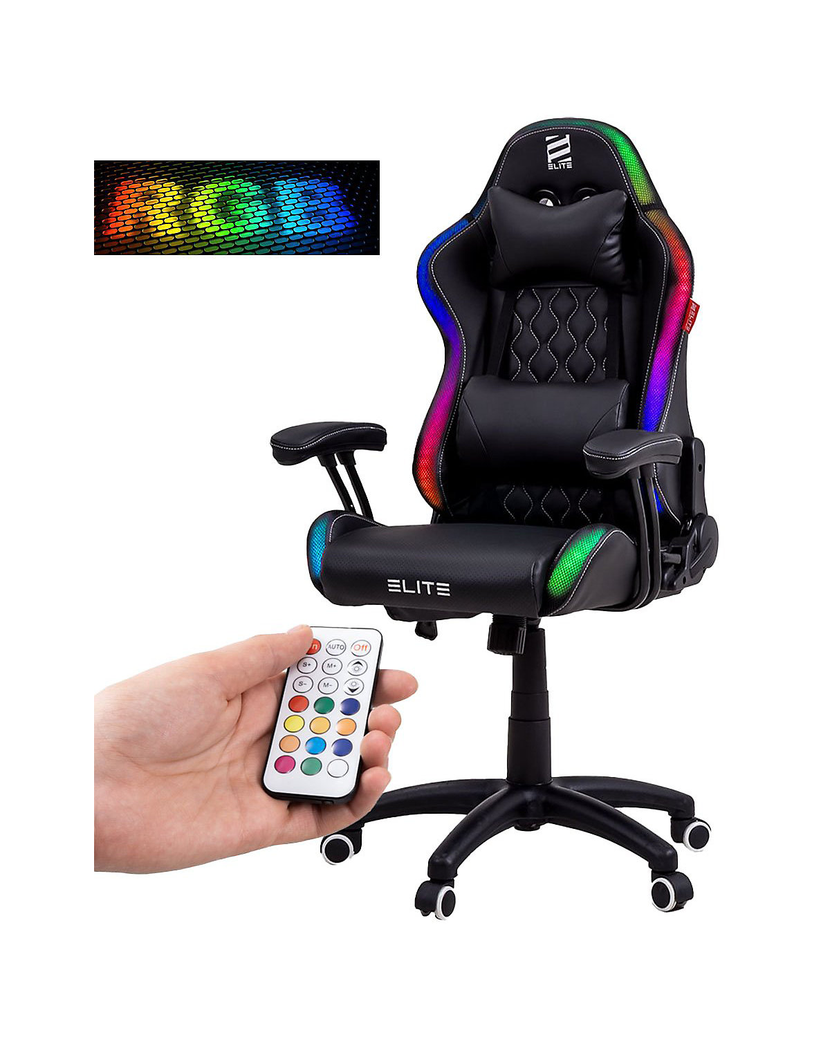 Gaming Stuhl PULSE - Ergonomischer Kinder Luxus Gaming Stuhl - 4D Armlehnen - Bürostuhl