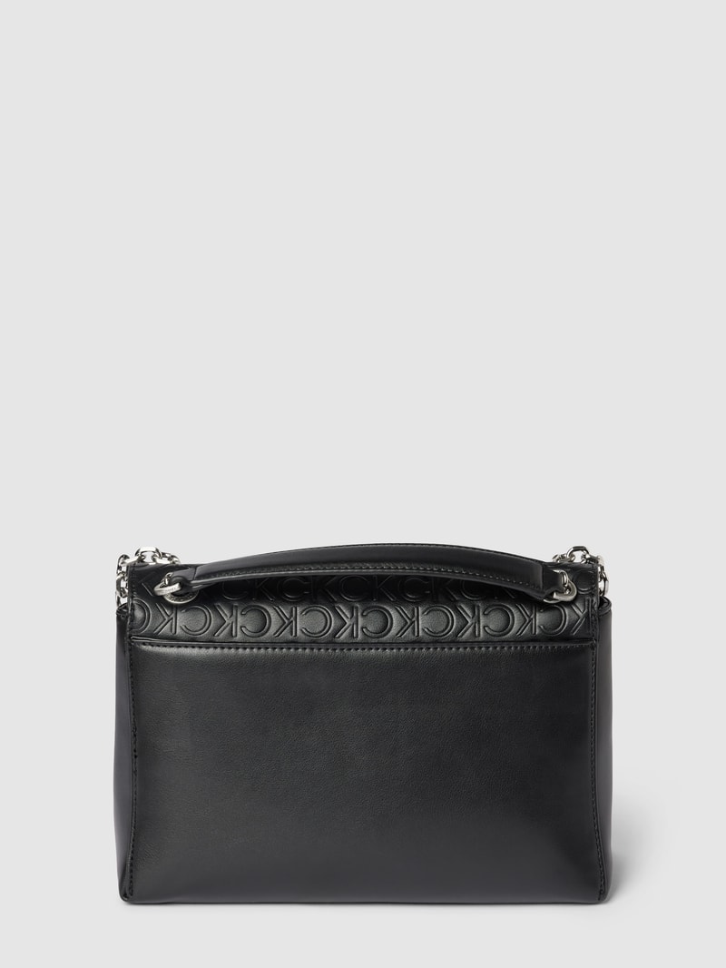 Crossbody Bag in Leder-Optik Modell 'RE-LOCK' in schwarz