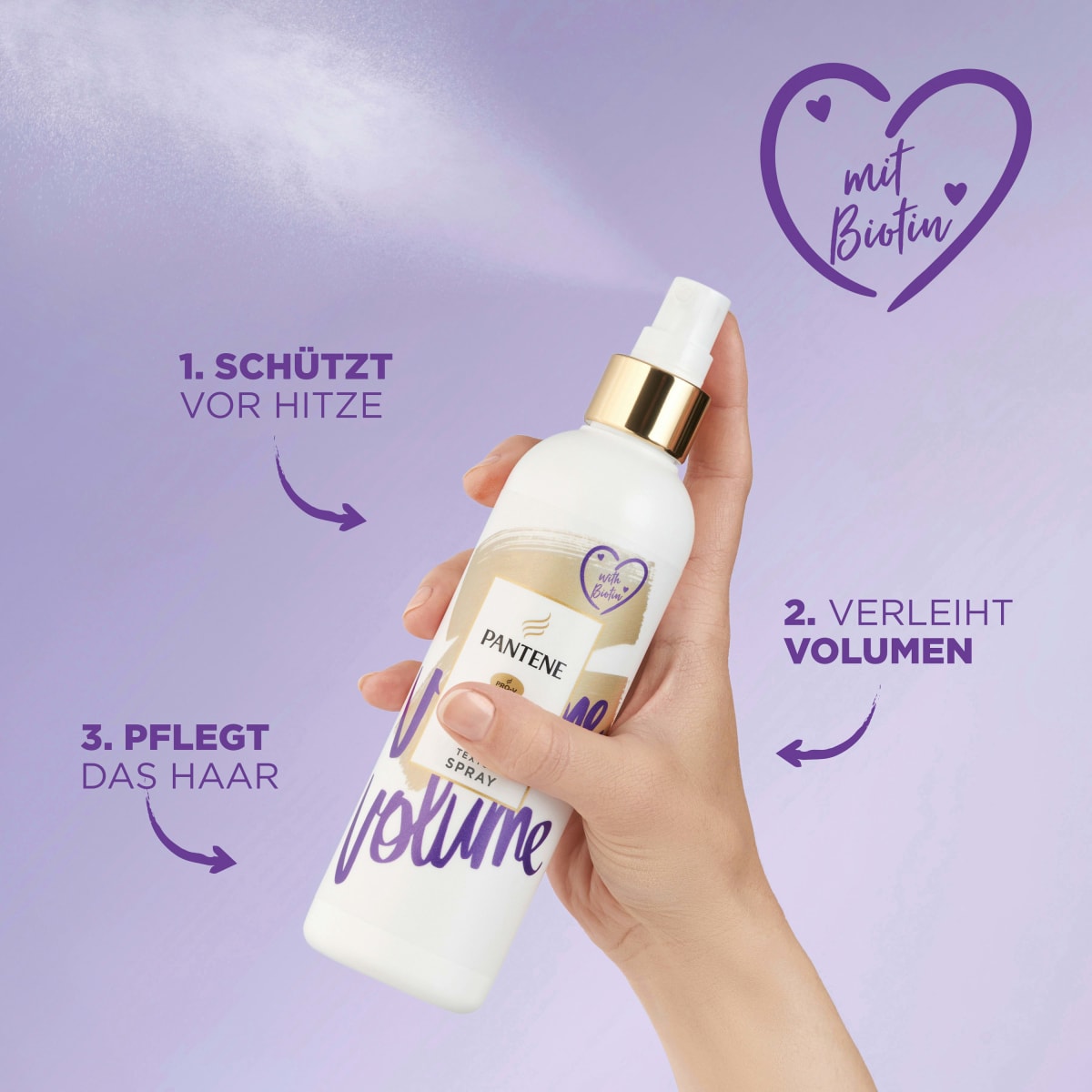 Leave-In Spray Natural Volume, Texturspray, 250 ml