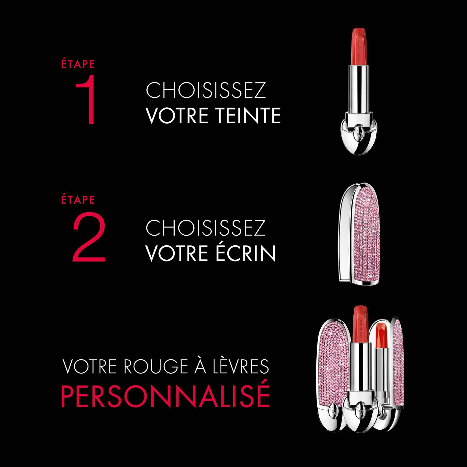 Guerlain Rouge G Sheer Shine Le Rouge à Lèvres Personnalisable