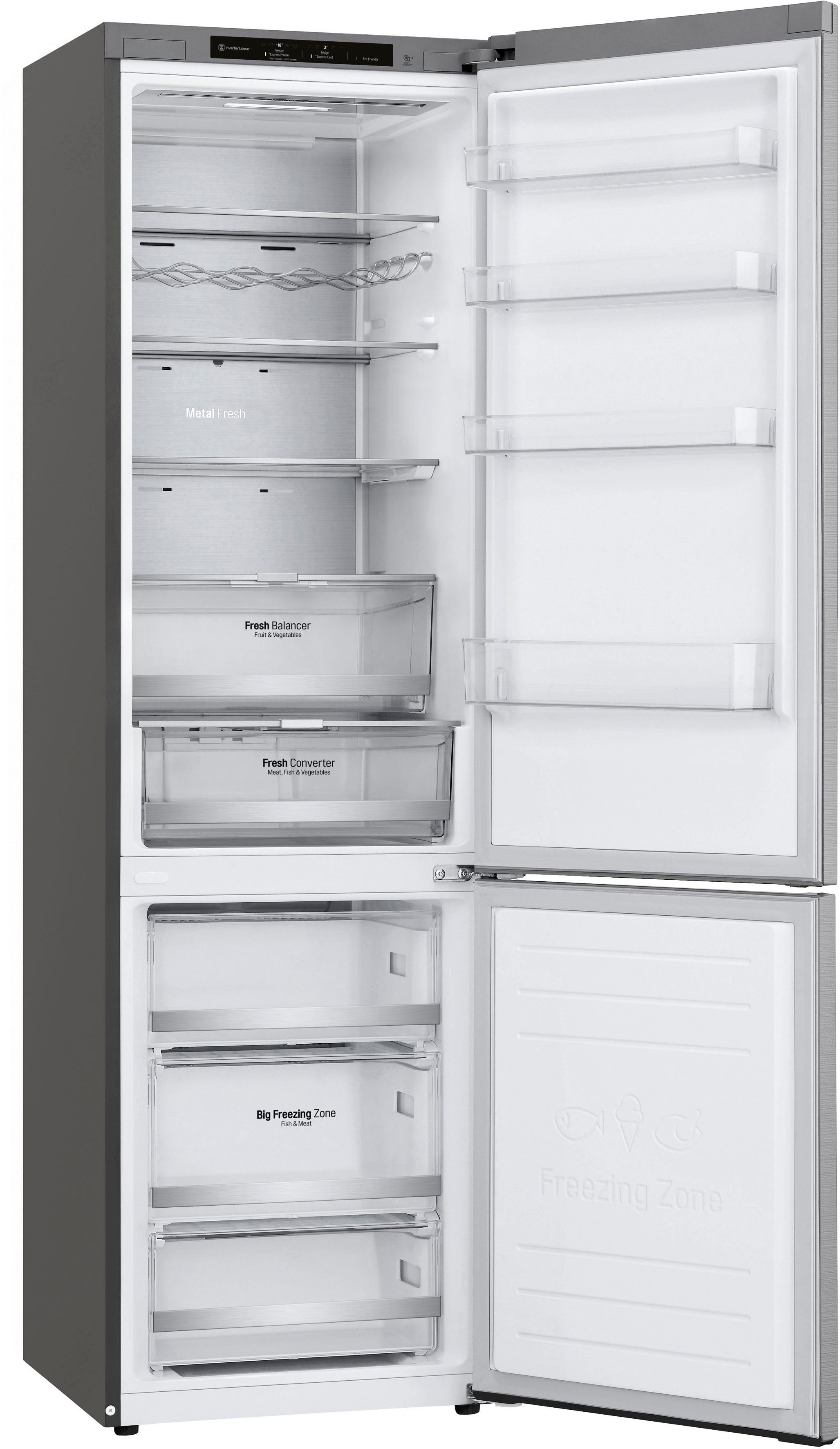 LG Kühl-/Gefrierkombination GBB92STBAP, 203 cm hoch, 59,5 cm breit