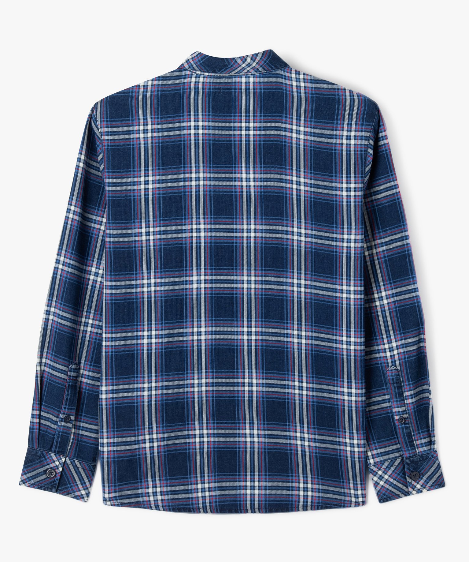 Chemise à carreaux avec poche poitrine Garçon multicolore | GEMO