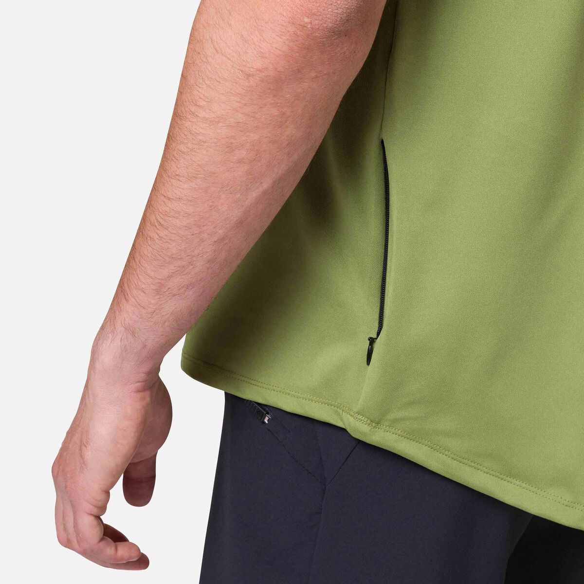 Kurzarm-Jerseyshirt für Herren Klassische Passform