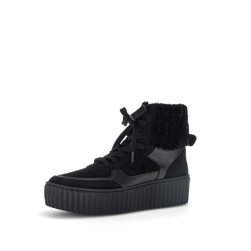 Gabor fashion Schnürstiefelette schwarz