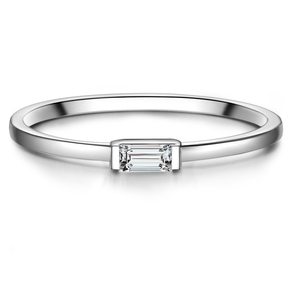 Glanzstücke München Bague en argent Argent sterling Oxyde de zirconium (CZ) en Argent Bague
