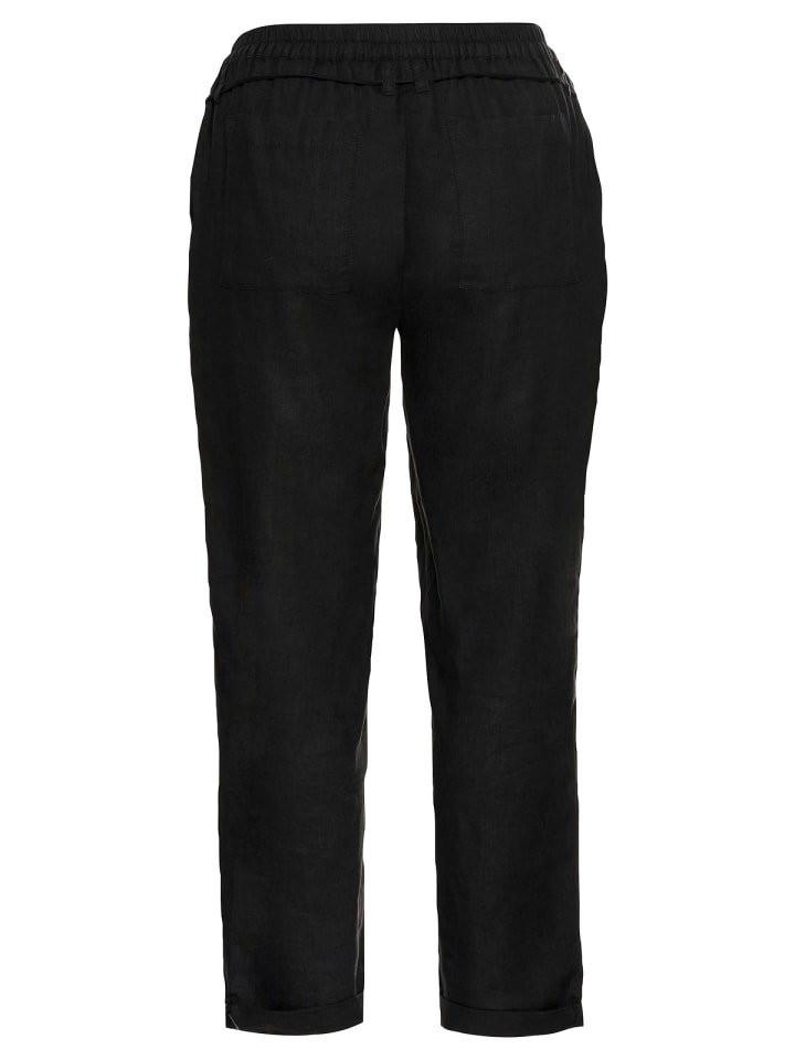 sheego Schlupfhose in schwarz günstig kaufen