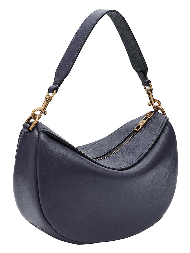 LIEBESKIND BERLIN Leder-Henkeltasche in Dunkelblau - (B)28 x (H)18 x (T)9 cm günstig kaufen onesize