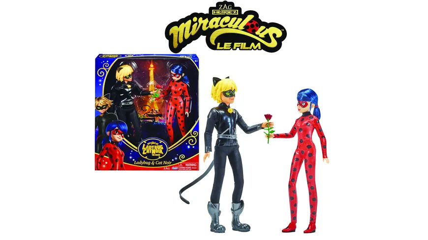 Bandai - Miraculous 2er Pack Puppen 26cm Movie Special