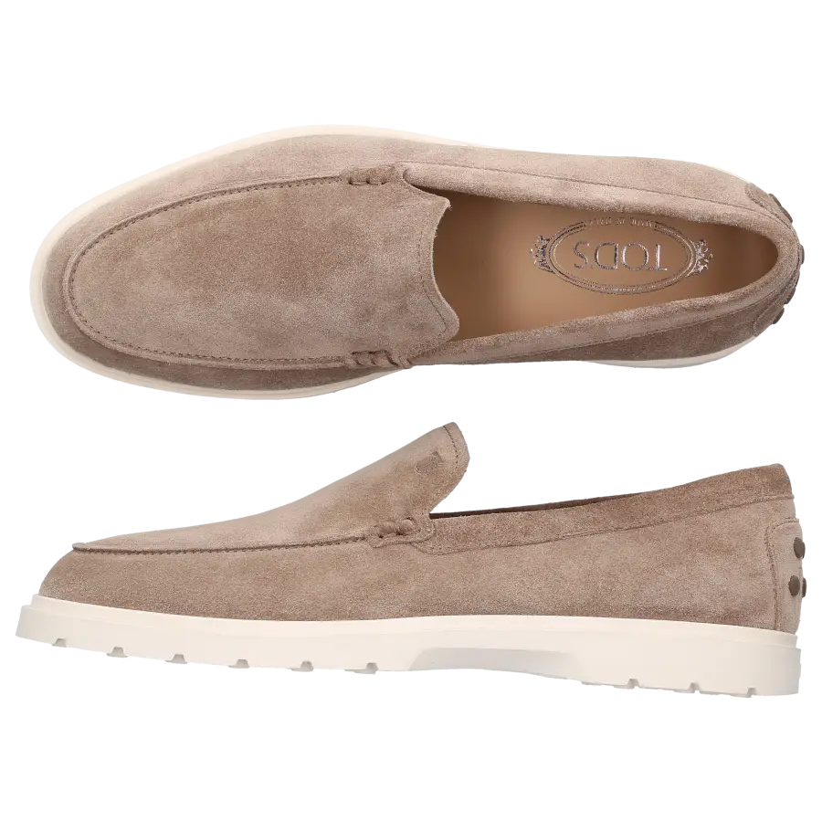 Tod's - Loafer M59K0 Veloursleder - beige