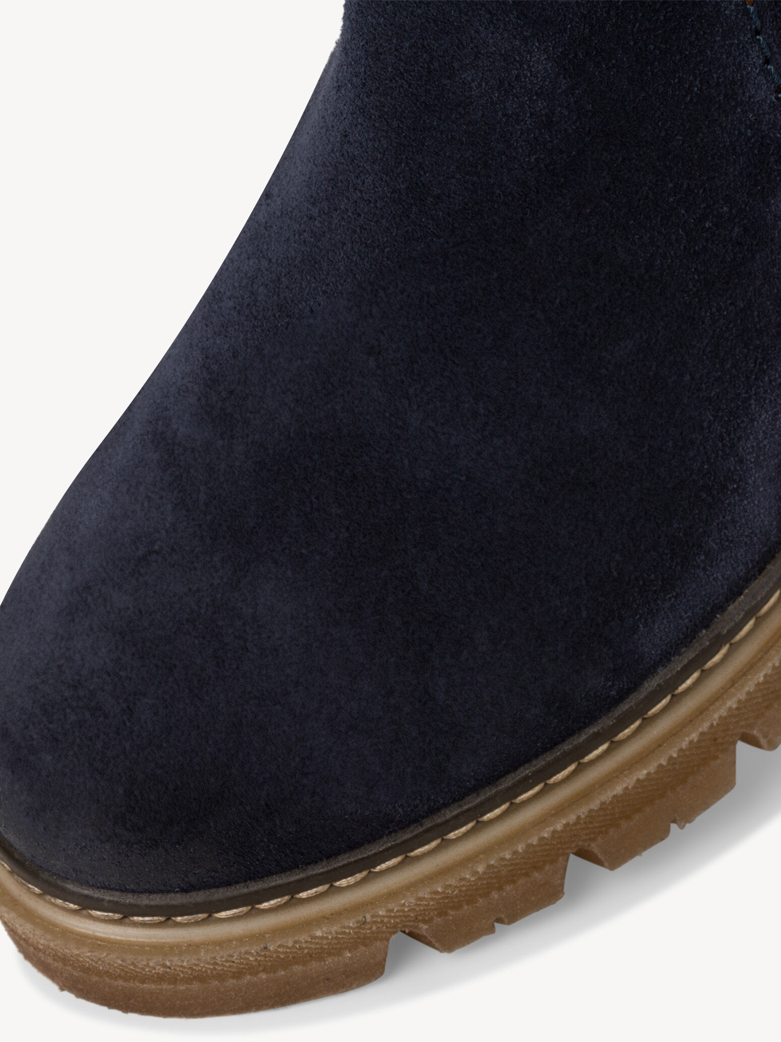Bottine Chelsea en cuir - bleu