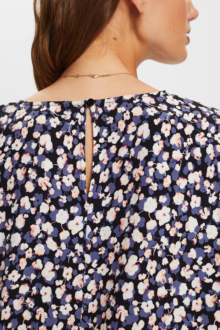 Bluse in lockerer Passform mit Print
