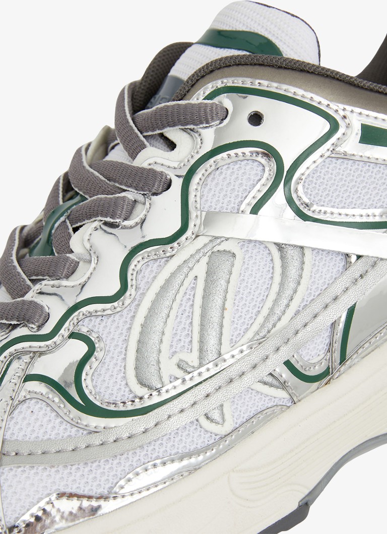 Sneakersy Reiss Volt z detalami z nubuku