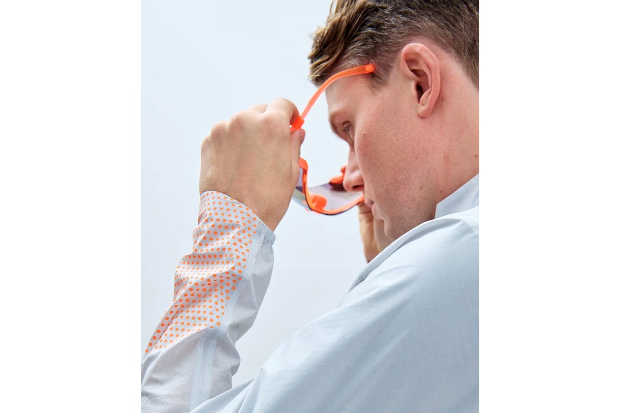 POC Propel - Fluorescent Orange Translucent/Violet/Gold Mirror