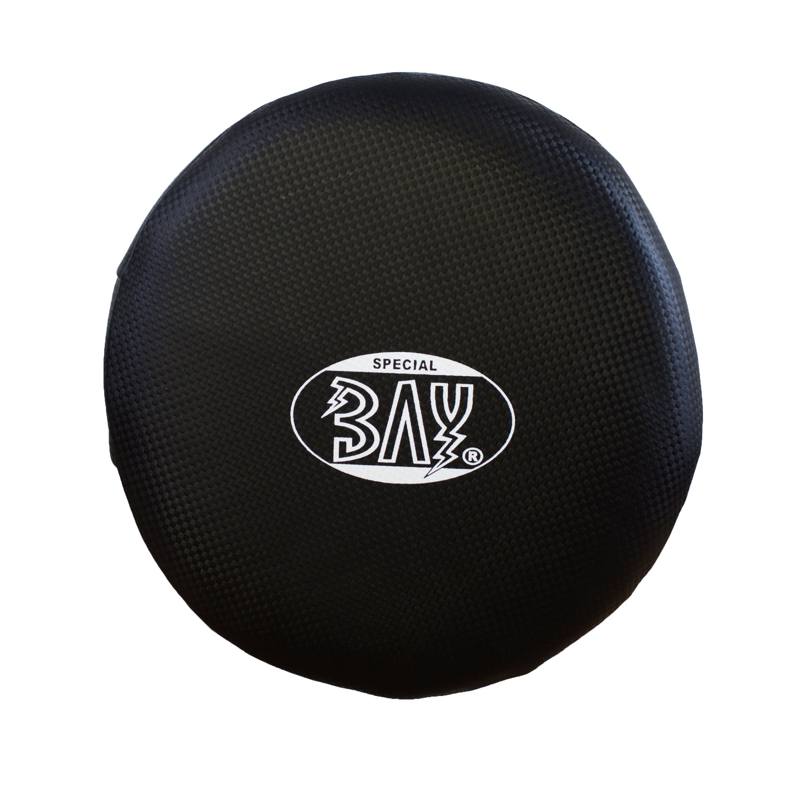 BAY-Sports Punch-Handschuhe Handpratzen Fly Target Schlagpolster Krav Maga Schlagkissen Rund Tellerpratzen (1 Stück), Soft Ausführung, Viele Haltevariationen, Für Kinder, Anfänger, Damen, Einsteiger