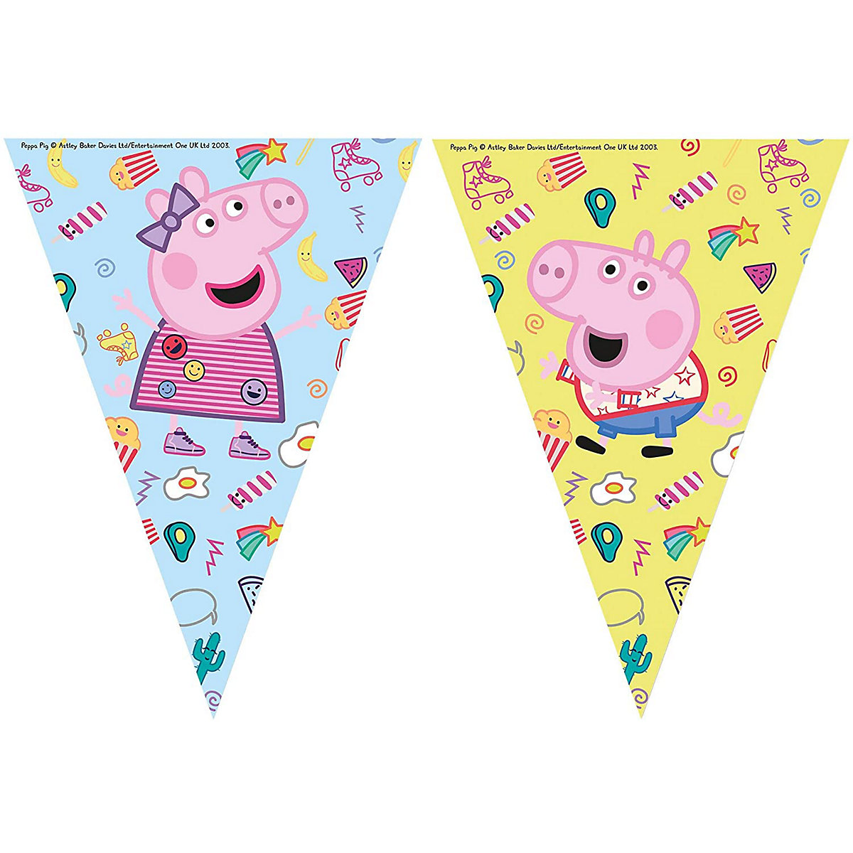 Kinderparty-Set Peppa Wutz - Kindergeburtstags-Set II (43-teilig)