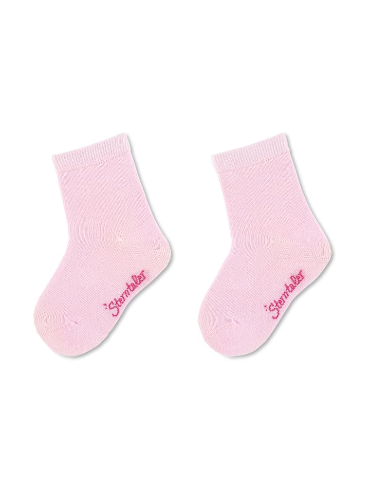 Sterntaler Socken 2er-Pack uni in hellrosa günstig kaufen