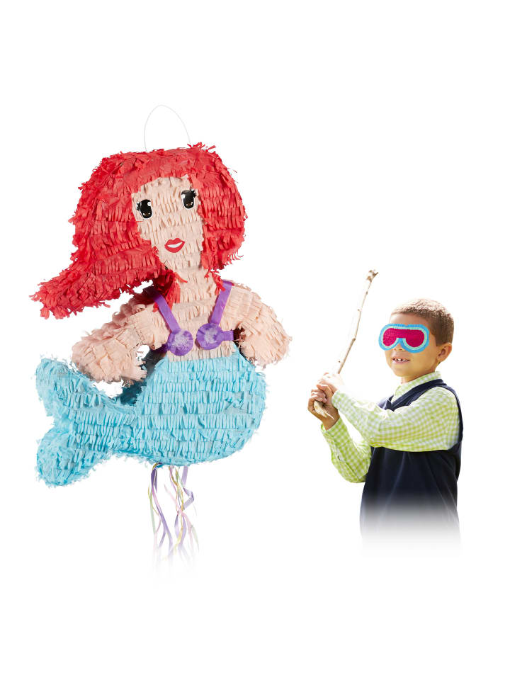 relaxdays Pinata Meerjungfrau in Bunt günstig kaufen onesize