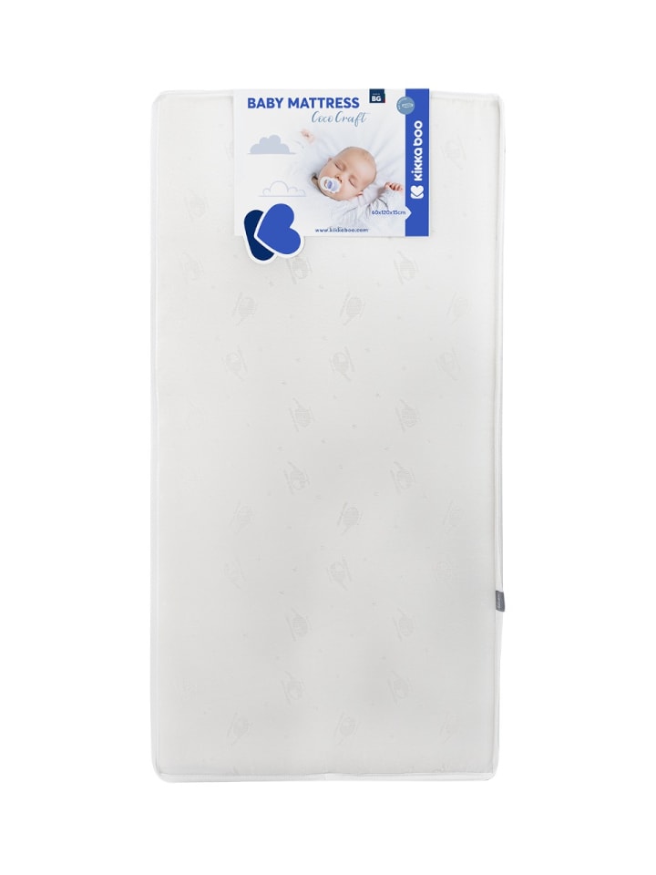 Kikkaboo Babybett Matratze CocoCraft 120x60x15cm in blau günstig kaufen 60x120 cm