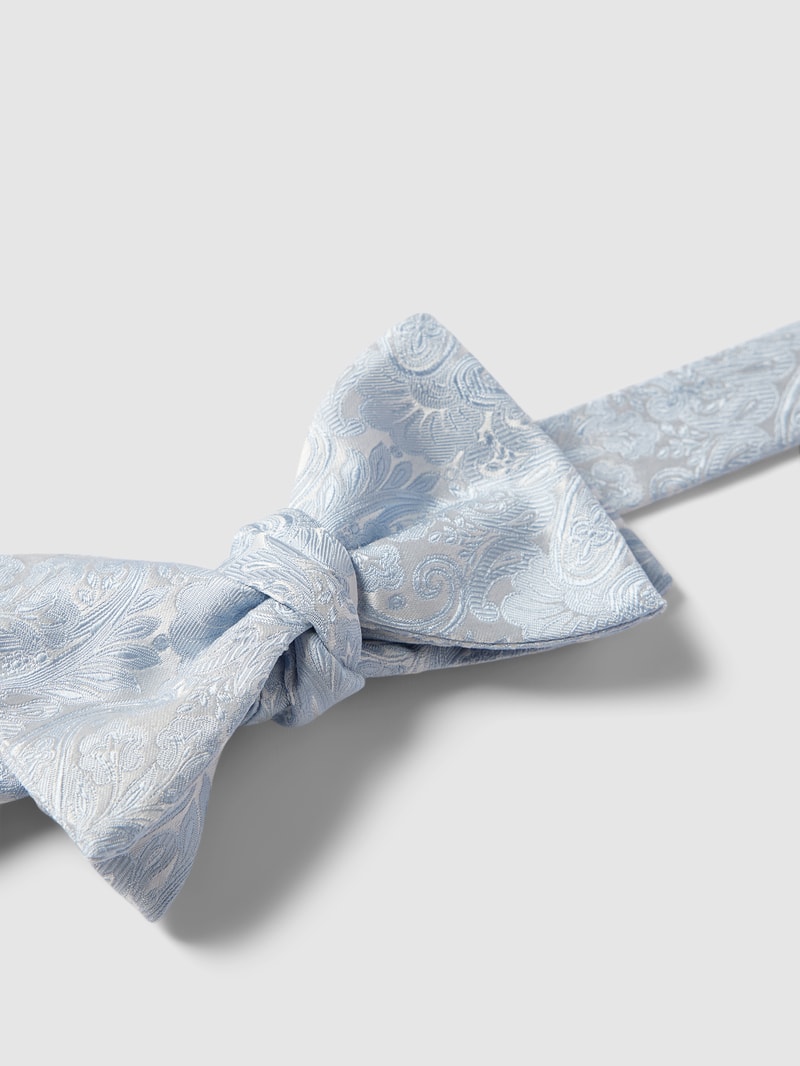 Fliege mit Allover-Muster Modell 'Paisley' in bleu