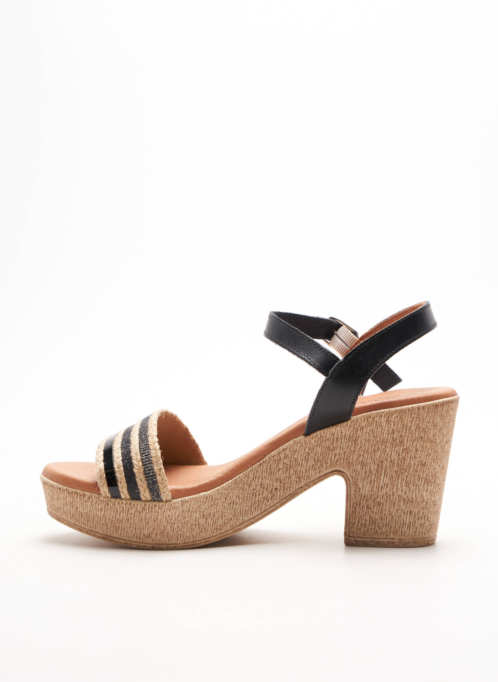 Eva Frutos Sandales Nu Pieds Femme couleur noir