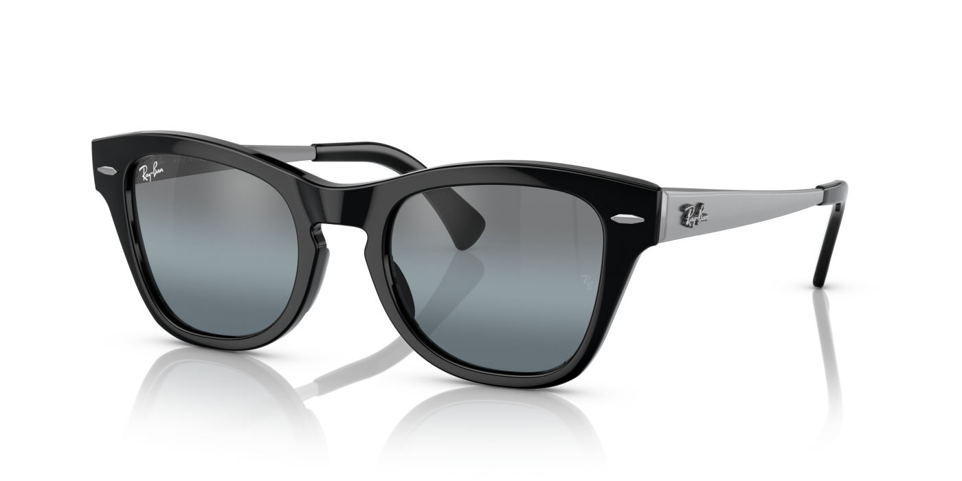 RB0707SM - Negru lucios Albastru Vintage