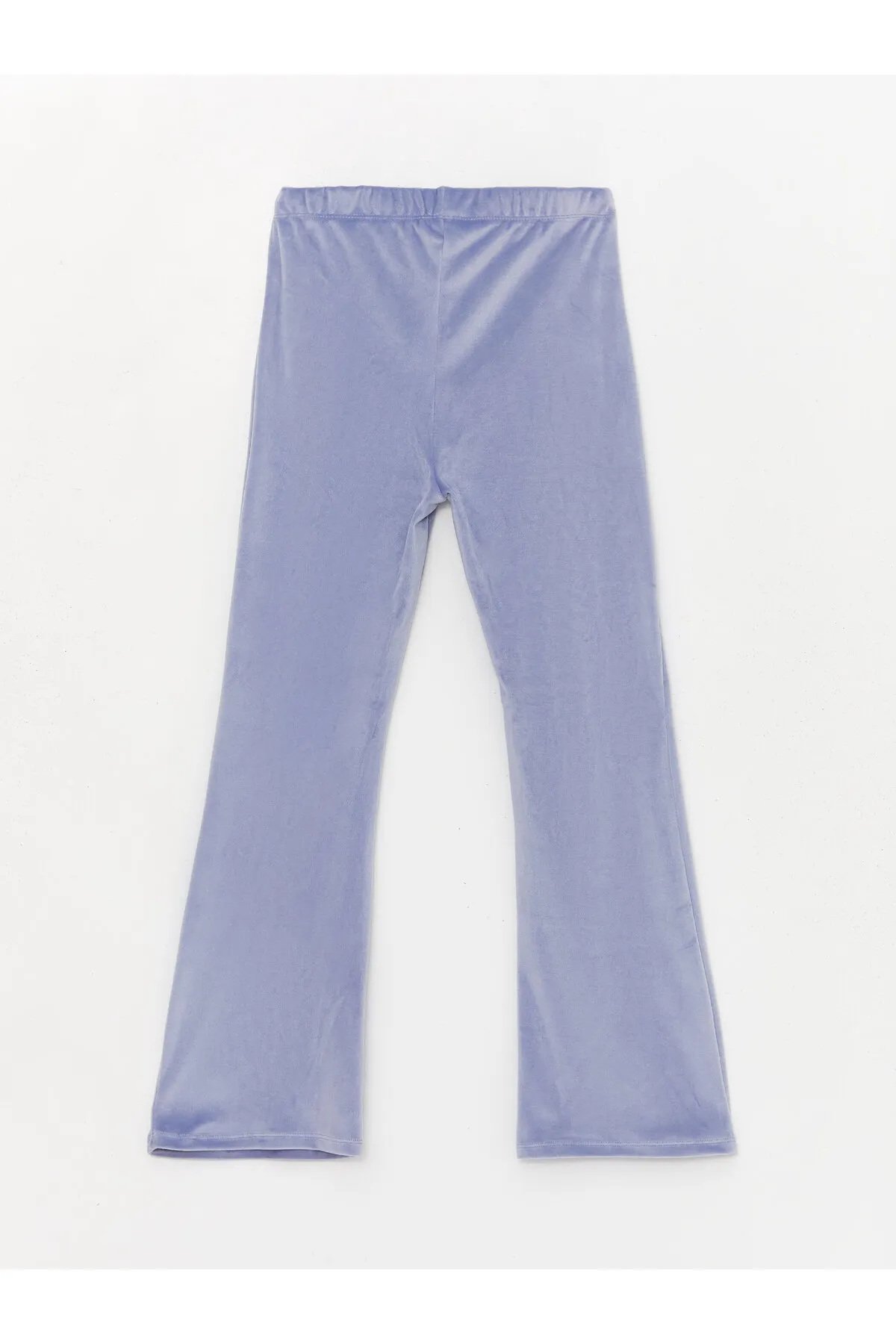 LC Waikiki  Basic-Sweatshirt und Strumpfhose aus Samt mit Polo-Ausschnitt und langen Ärmeln für Mädchen