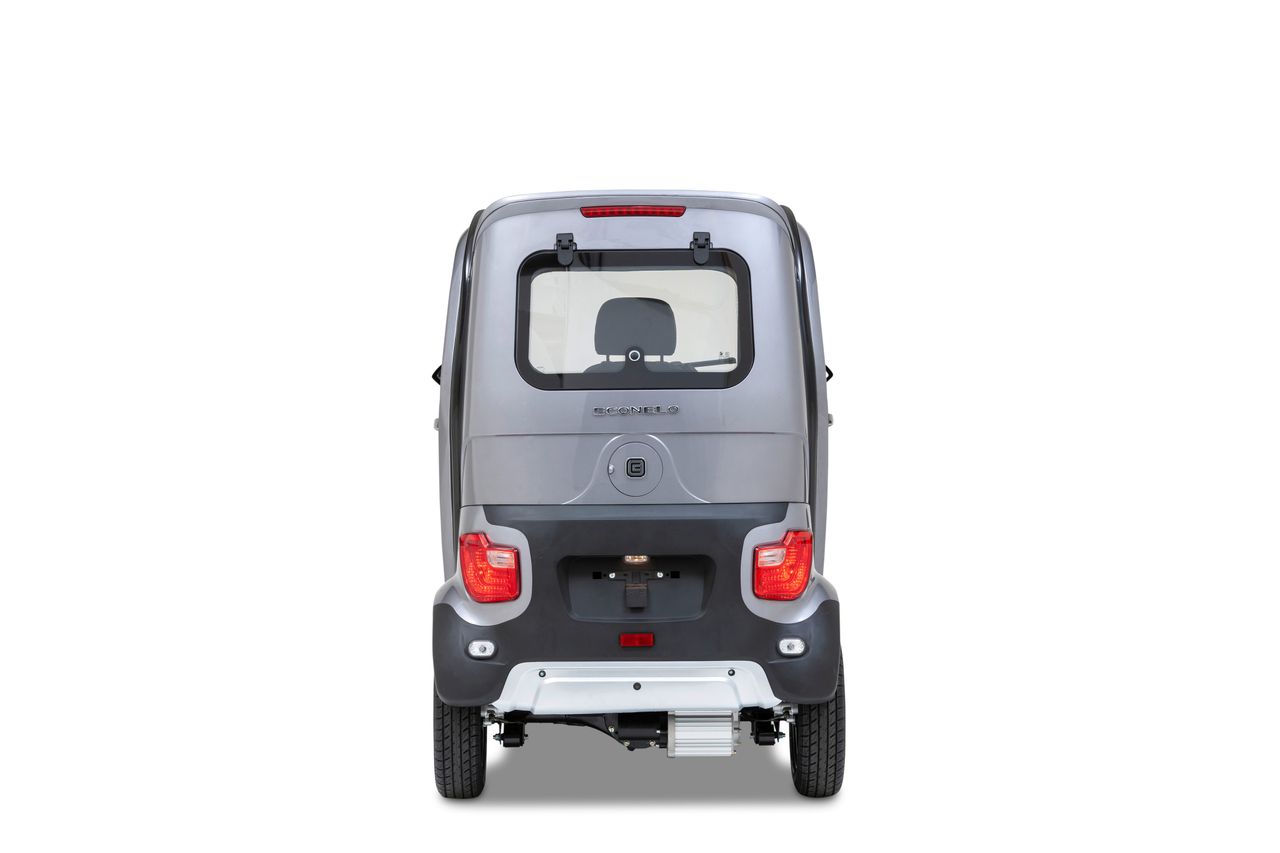 Econelo Elektro Kabinenroller Nelo 4.1  45 km/h silbergrau