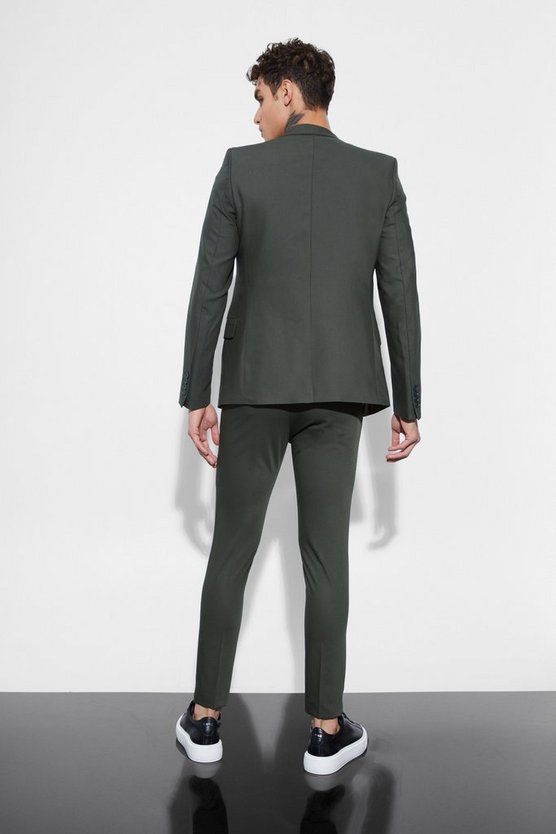 Doppelreihiger Super Skinny Blazer