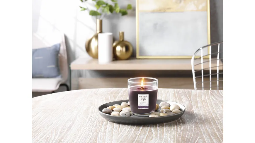 nature's wick Mittlere Kerze im Glas Wildberry & Jasmine