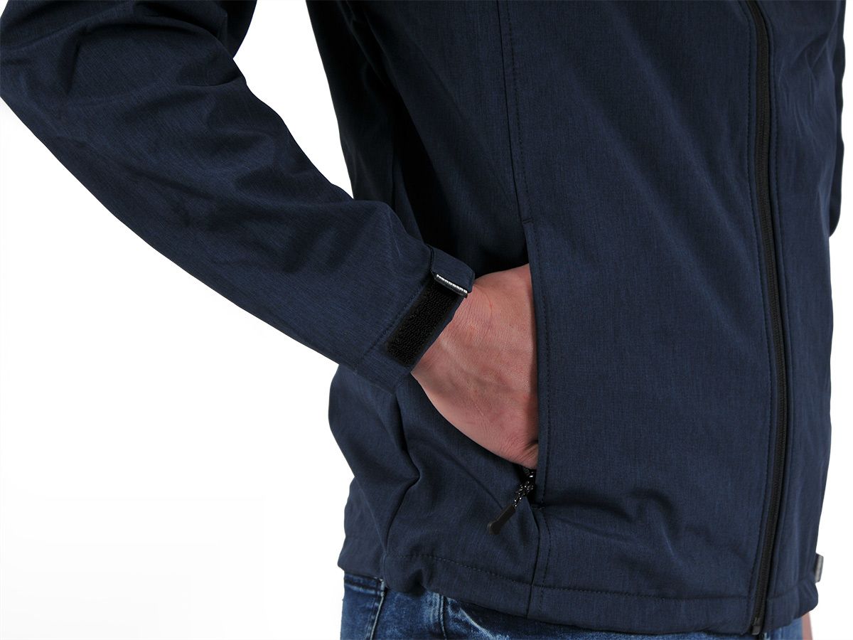 Nordberg Kjeld Dark Navy Melange Herren Softshelljacke