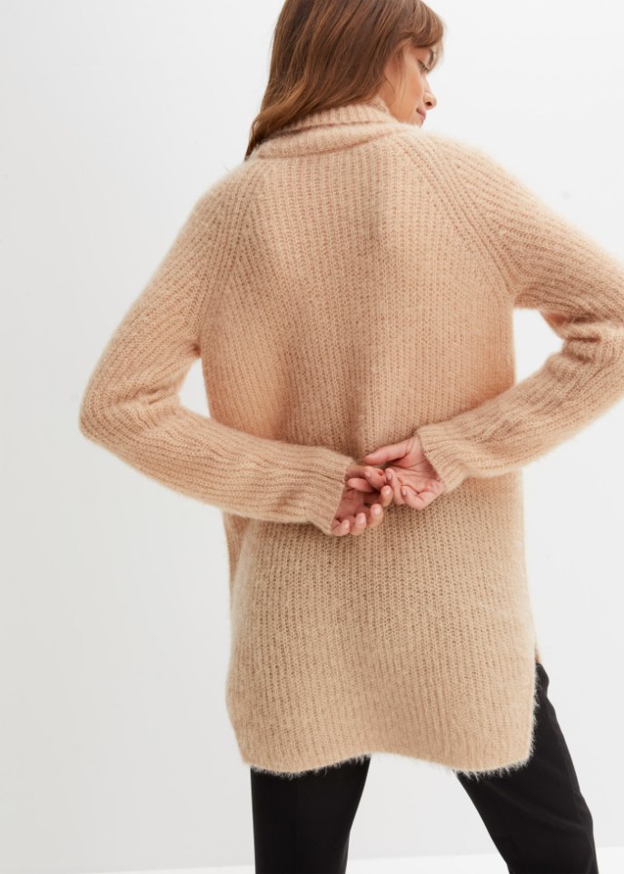Oversize-Rollkragenpullover