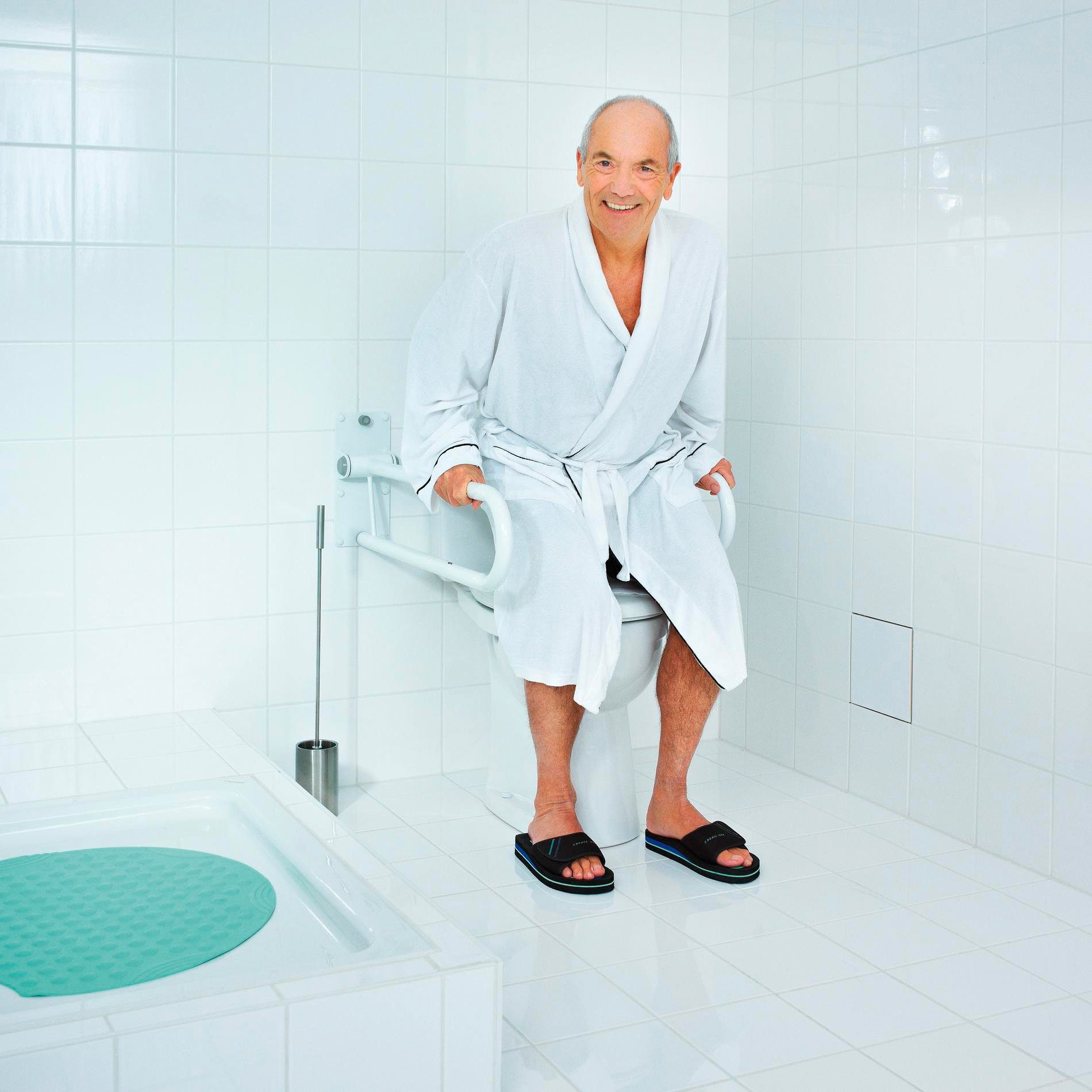 Ridder Haltegriff Comfort, WC-Aufstehbügel, Länge 78 cm