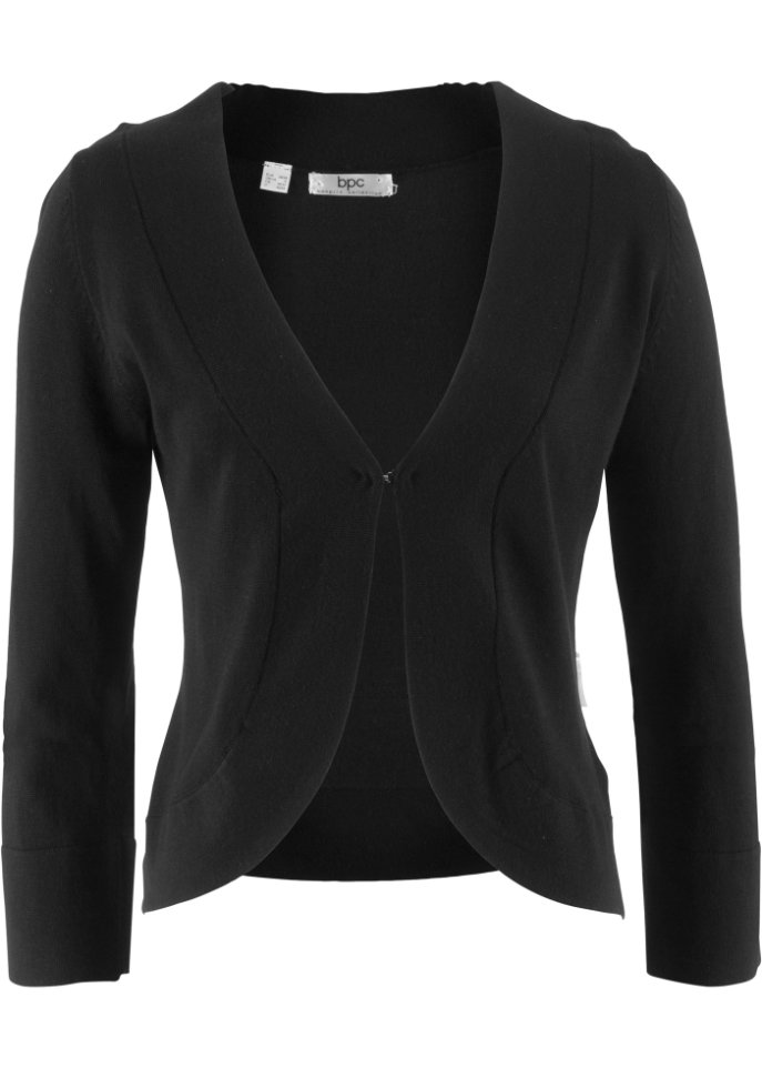 Kurze Stickjacke, langarm