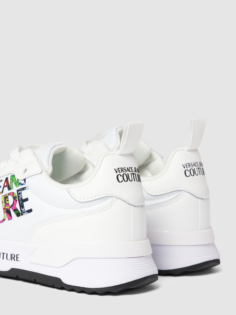 Sneaker mit Allover-Muster Modell 'DYNAMIC' in weiß