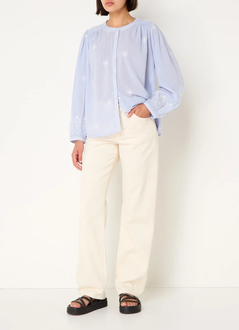 ba&sh Duha blouse with embroidery