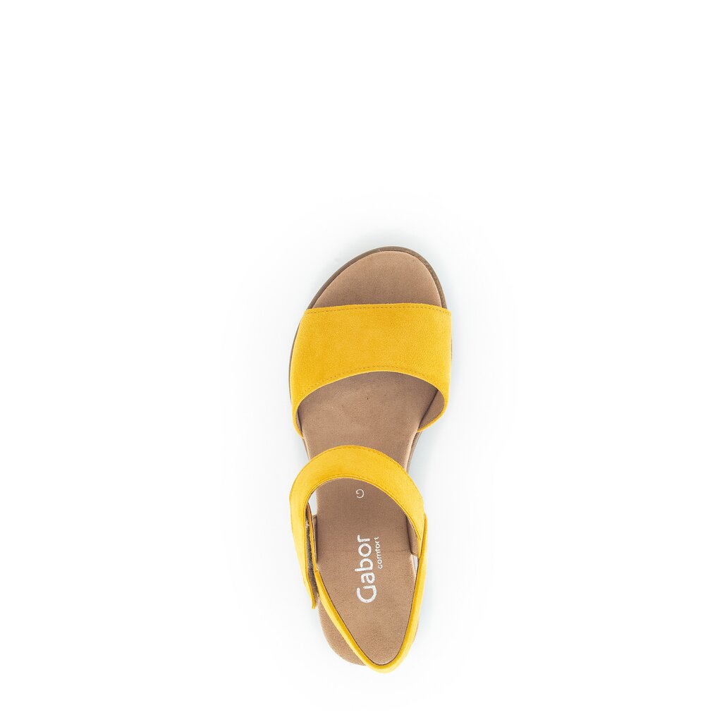 Gabor comfort Keilsandalette gelb