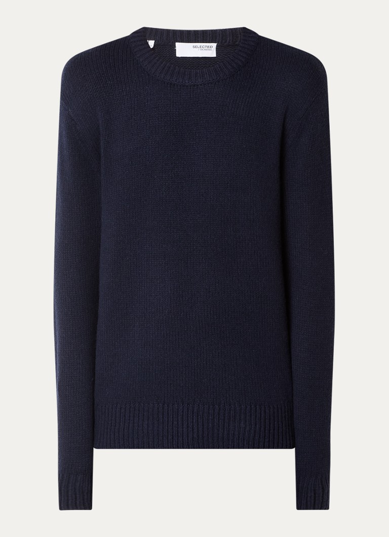 Jemně pletený svetr Selected Homme Cody ze směsi vlny