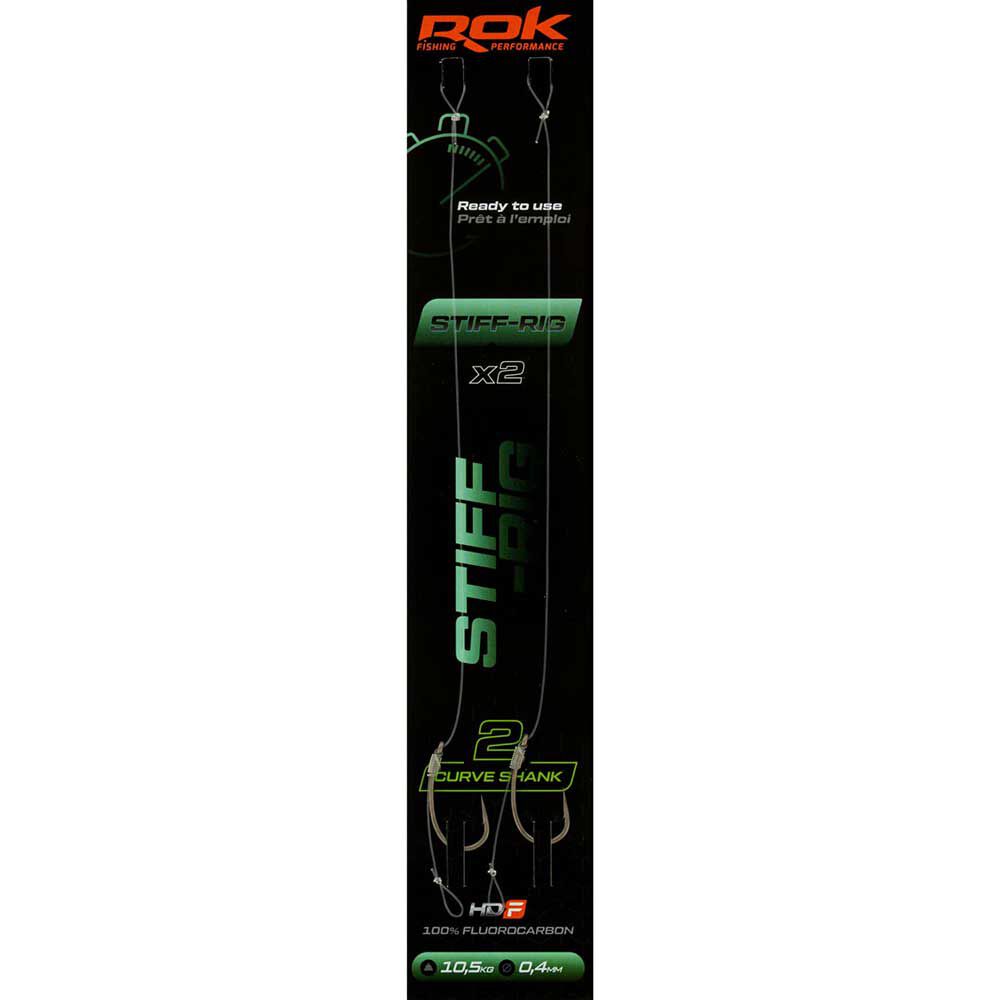Trzpień Bas de Ligne Rok Stiff Rig Curve (x2)
