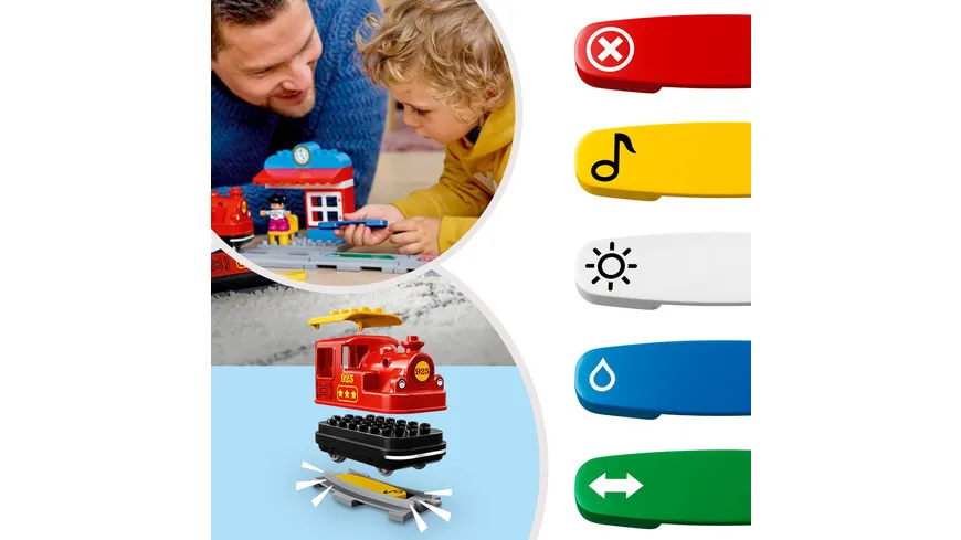 LEGO DUPLO 10874 Dampfeisenbahn