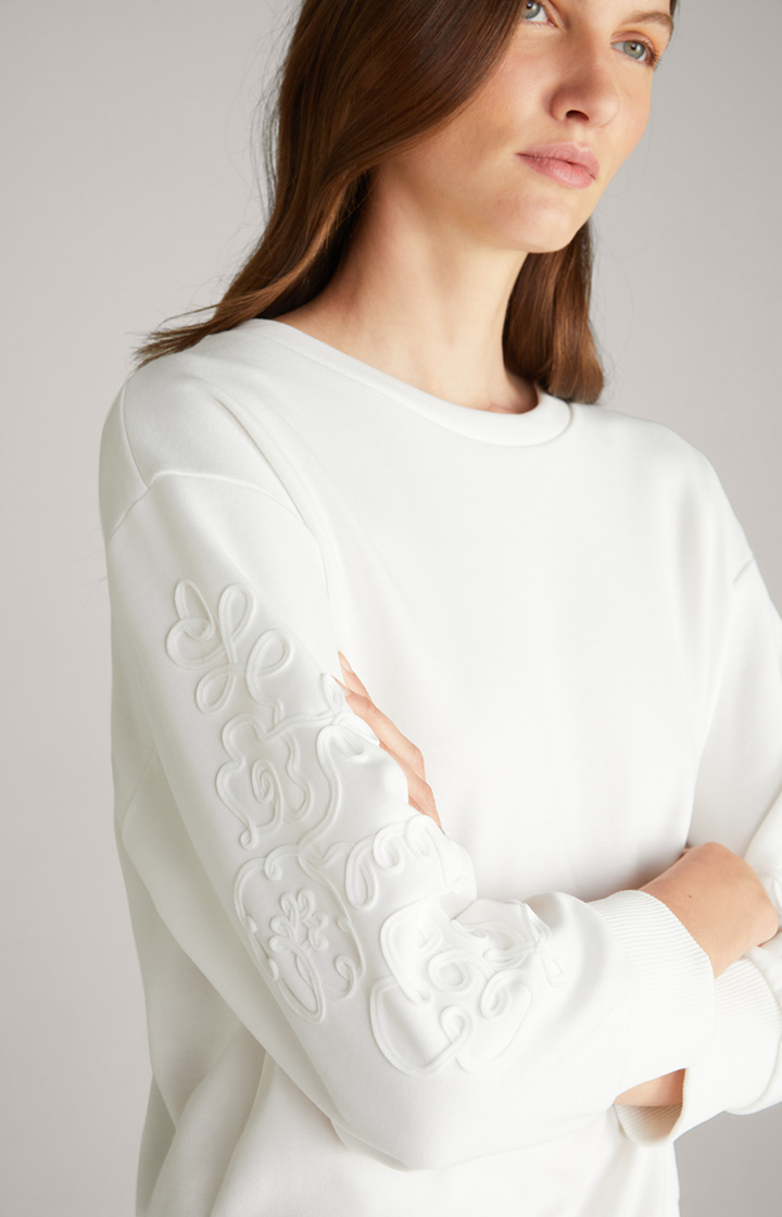Sweatshirt in Creme