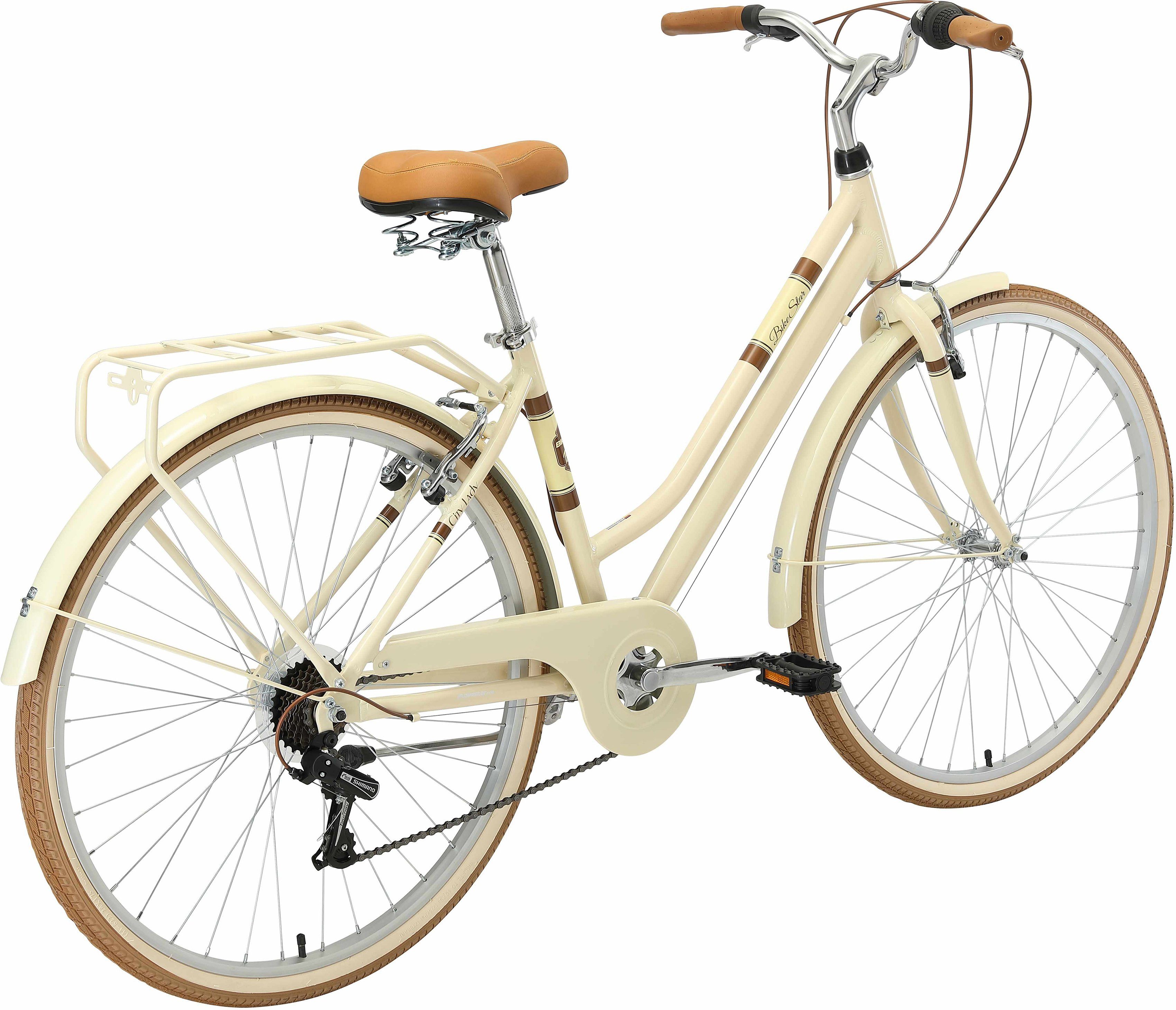 Bikestar Cityrad, 7 Gang Shimano RD-TY21 Schaltwerk, Kettenschaltung
