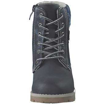 Puccetti Schnür Boots in blau