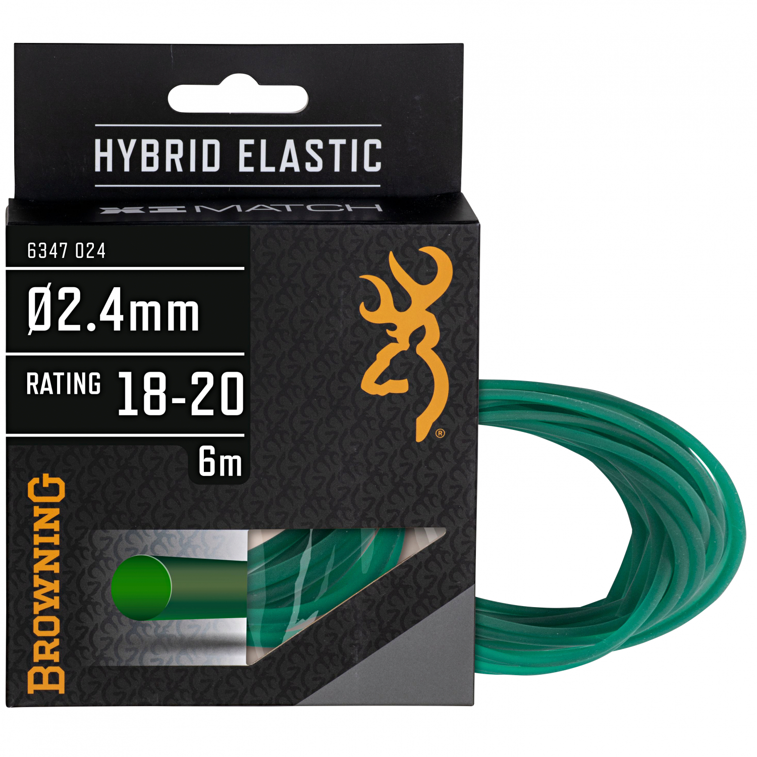 Browning Hybrid Elastic (grün / Ø2,40 mm)
