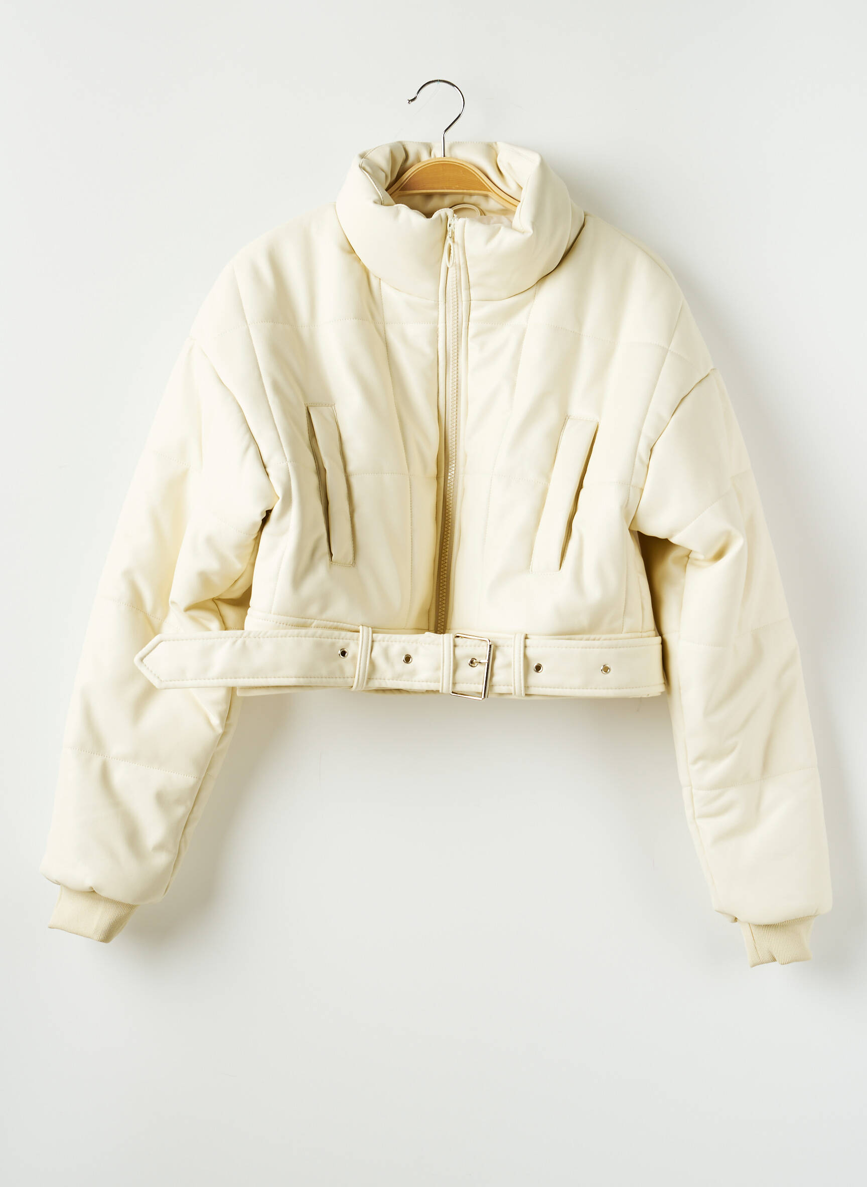 Pretty Little Thing Doudounes Femme couleur beige