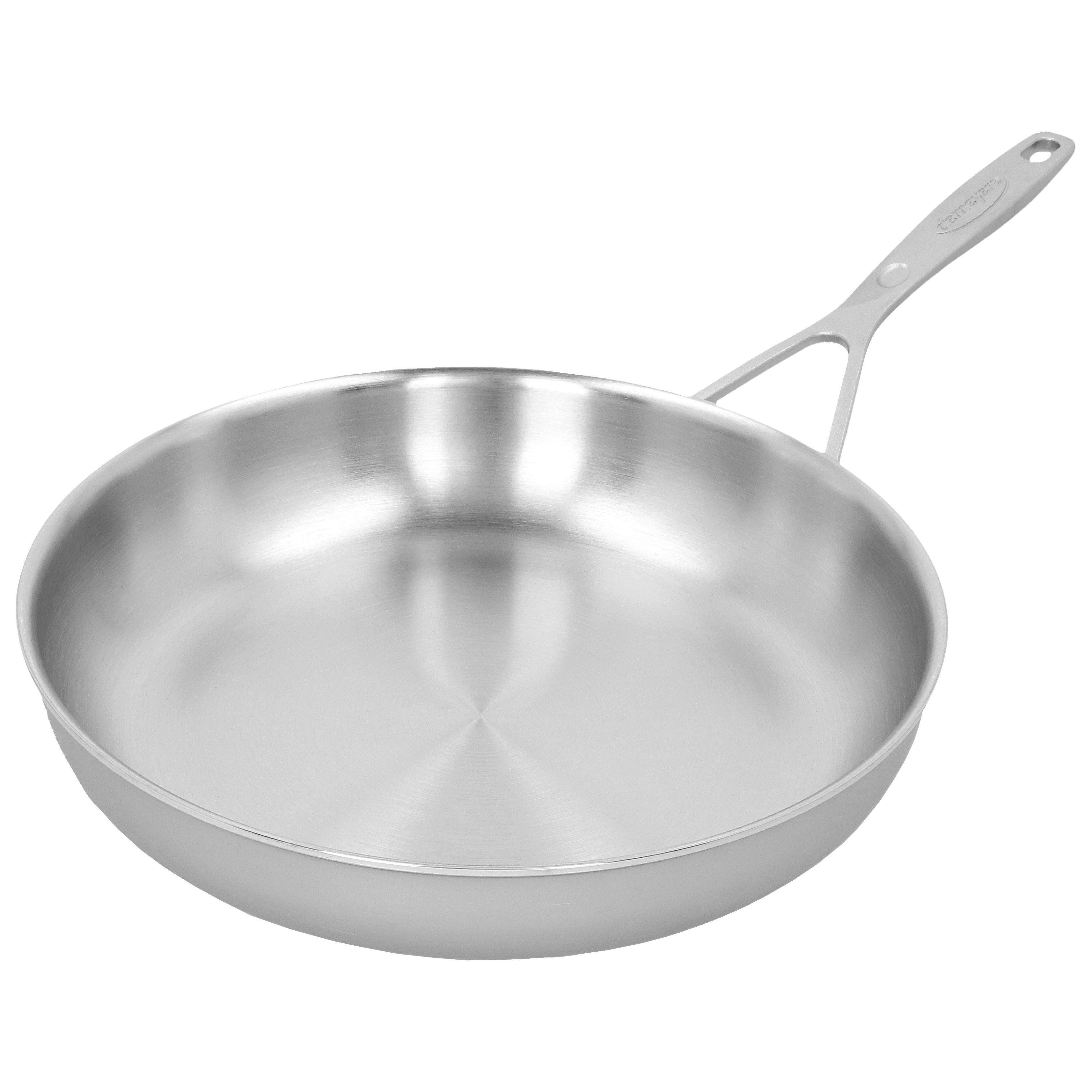 Bratpfanne 28 cm, 18/10 Edelstahl, Silber