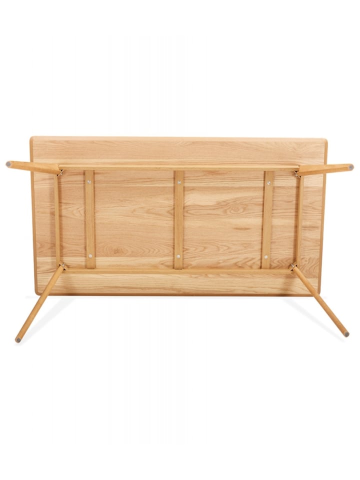 KADIMA DESIGN Esstisch BARISTA mit Eichenfurnier | Nordic Stil in Beige günstig kaufen 180 x 90 x 75 cm