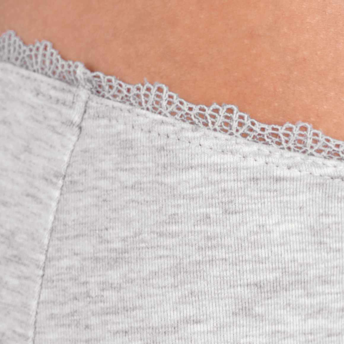 5 Damen Pantys mit Spitze